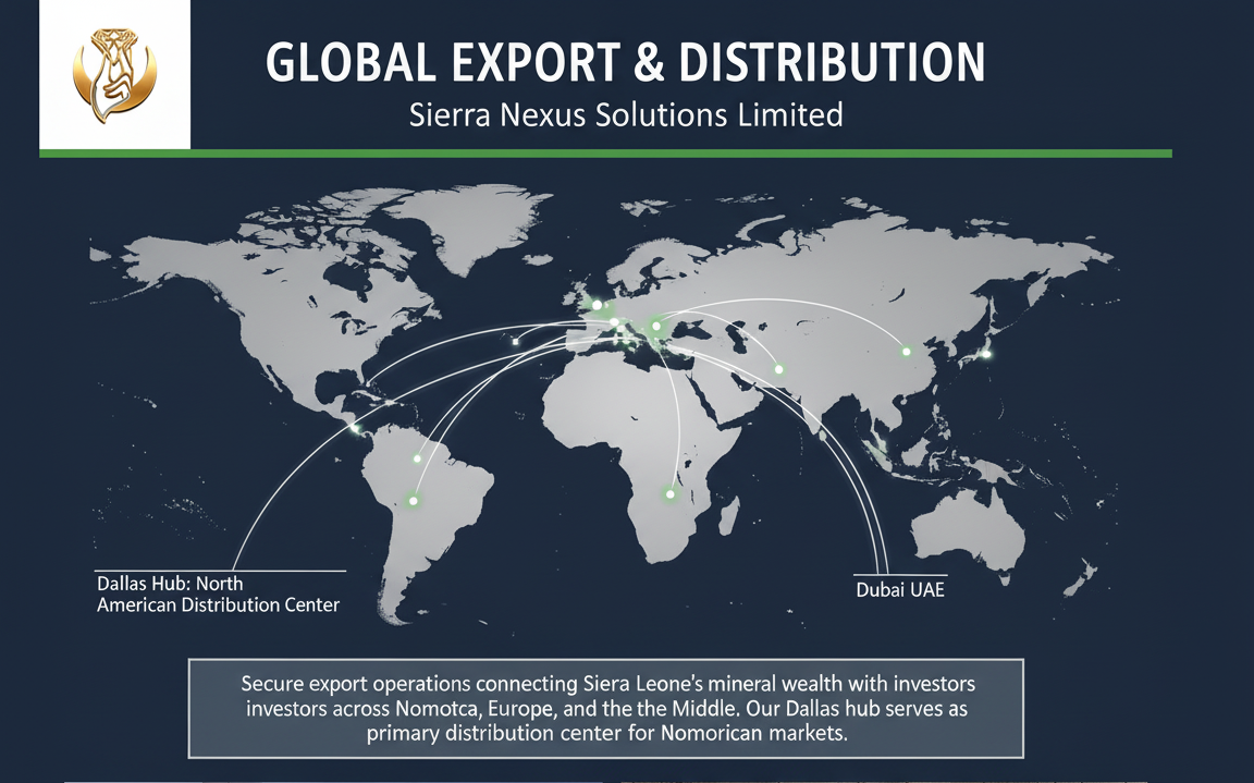 Global gold trading and export network